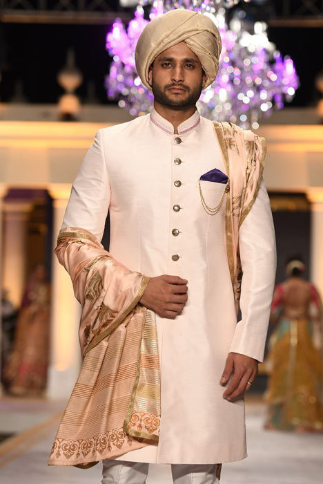 Picture of Light pink sherwani