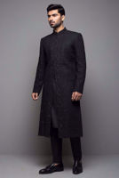 Picture of Classic black sherwani
