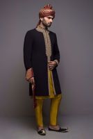 Picture of Short black sherwani
