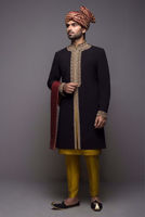 Picture of Short black sherwani