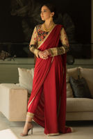 Picture of Deep Red Saree (SRE124)