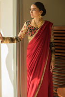 Picture of Deep Red Saree (SRE124)
