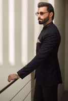 Picture of Black Diamond Embroidered Jacket